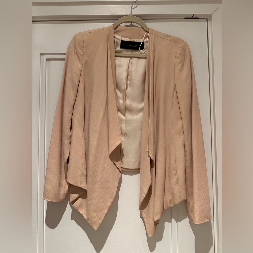 Zara Basics Light Pink Blazer